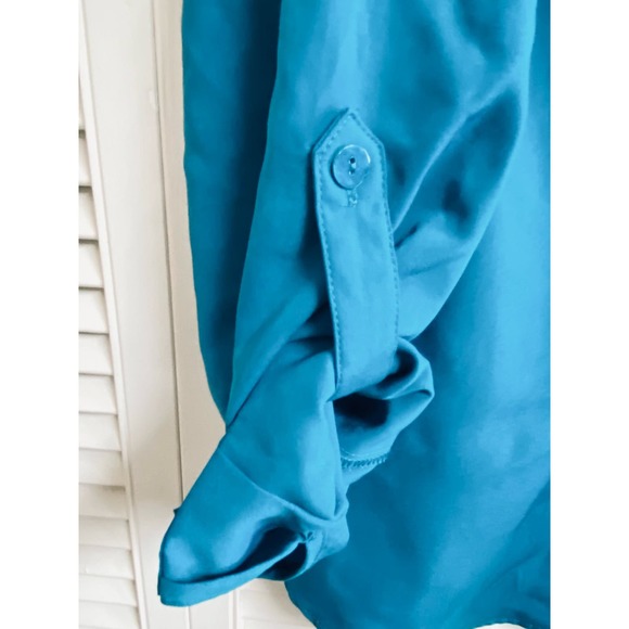 Covington Turquoise Blouse - Picture 3 of 6